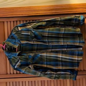 Rude long sleeve button down shirt